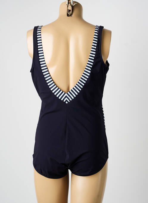 Maillot de bain 1 pièce imprimé fantaisie haut soutien-gorge moulé noir SUNFLAIR femme