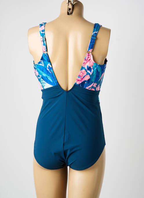 Maillot de bain 1 pièce stretch haut soutien-gorge moulé vert SUNFLAIR femme