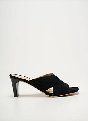 Mules/sabots semelle extérieure cuir talon de 7 à 9cm noir UNISA femme