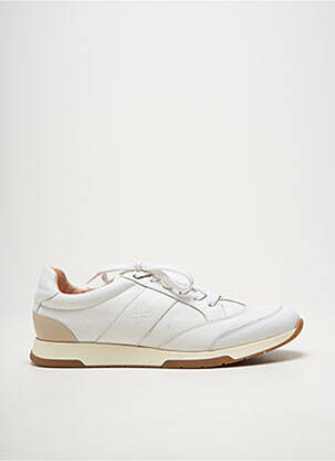 Baskets semelle amovible talon plat jusqu'à 3cm blanc UNISA femme