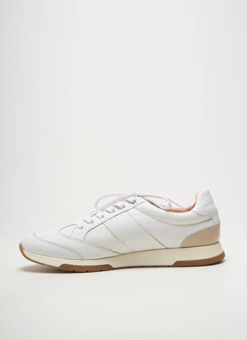 Baskets semelle amovible talon plat jusqu'à 3cm blanc UNISA femme