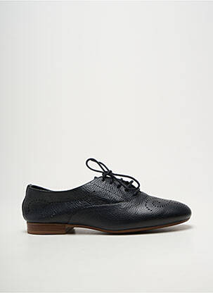 Derbies tissage satiné talon plat jusqu'à 3cm noir UNISA femme