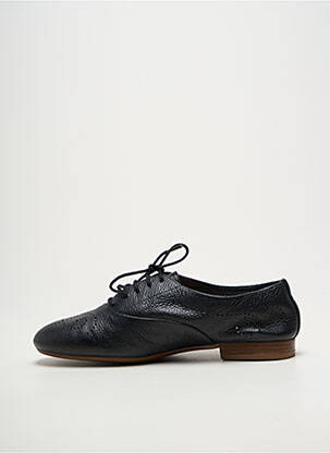 Derbies tissage satiné talon plat jusqu'à 3cm noir UNISA femme