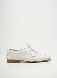 Derbies bout rond talon plat jusqu'à 3cm blanc UNISA femme