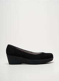 Ballerines bout rond talon de 4 à 6cm noir UNISA femme