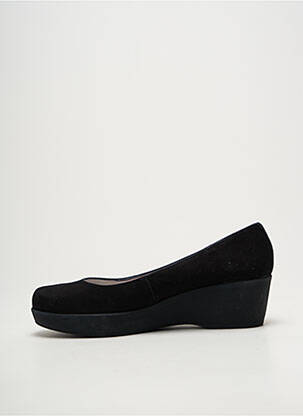 Ballerines bout rond talon de 4 à 6cm noir UNISA femme