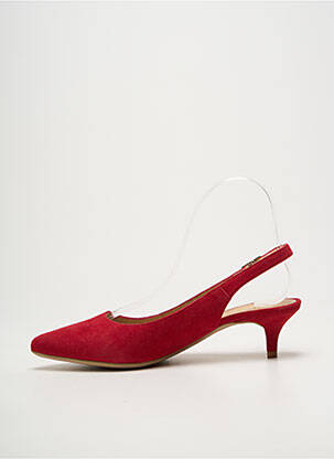 Escarpins fermeture boucle(s) talon de 4 à 6cm rouge UNISA femme