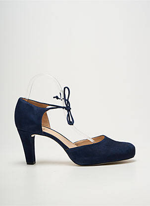 Escarpins talon aiguille talon de 7 à 9cm bleu UNISA femme
