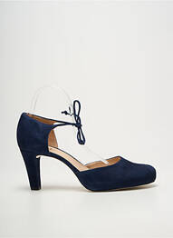 Escarpins talon aiguille talon de 7 à 9cm bleu UNISA femme