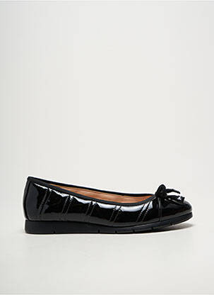 Ballerines tissage satiné talon plat jusqu'à 3cm noir UNISA femme