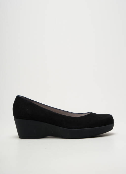Ballerines bout rond talon de 4 à 6cm noir UNISA femme
