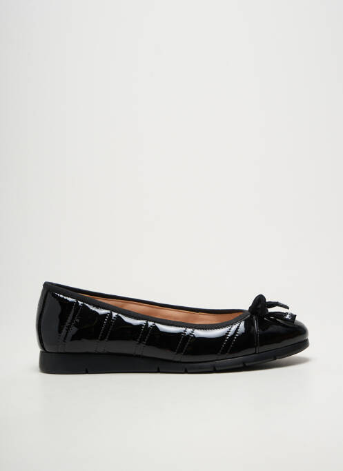Ballerines tissage satiné talon plat jusqu'à 3cm noir UNISA femme