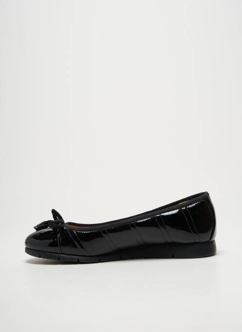Ballerines tissage satiné talon plat jusqu'à 3cm noir UNISA femme