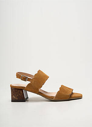 Sandales/nu pieds fermeture boucle(s) talon de 4 à 6cm marron BELLA STORIA femme