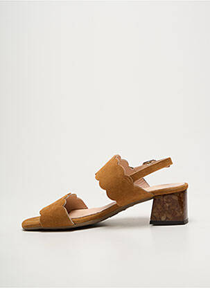 Sandales/nu pieds fermeture boucle(s) talon de 4 à 6cm marron BELLA STORIA femme
