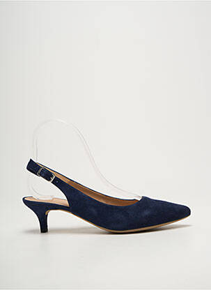Escarpins fermeture boucle(s) talon de 4 à 6cm bleu UNISA femme