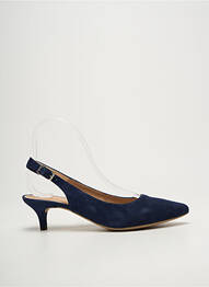 Escarpins fermeture boucle(s) talon de 4 à 6cm bleu UNISA femme