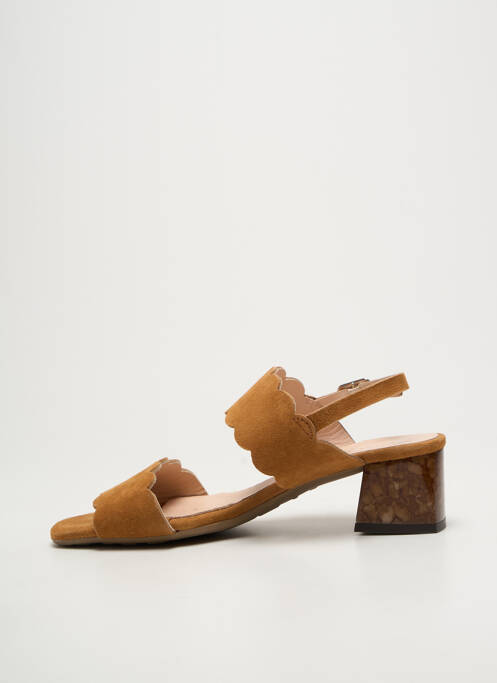 Sandales/nu pieds fermeture boucle(s) talon de 4 à 6cm marron BELLA STORIA femme