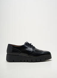 Derbies tissage satiné talon de 4 à 6cm noir UNISA femme