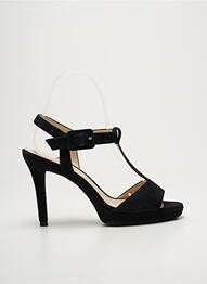Sandales/nu pieds talon aiguille talon haut de 10cm et plus noir UNISA femme