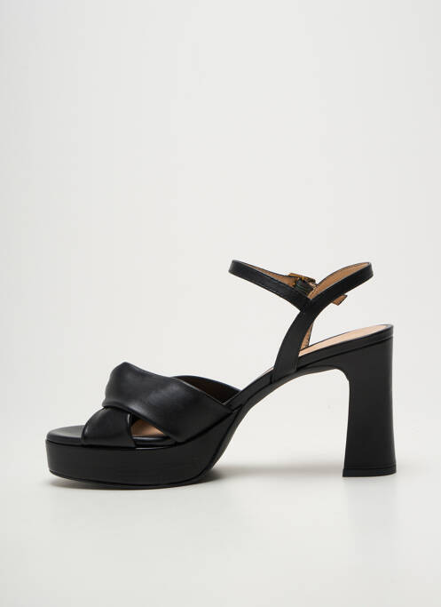 Sandales/nu pieds fermeture bride(s) talon de 7 à 9cm noir UNISA femme
