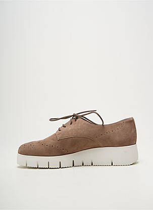 Derbies bout rond talon de 4 à 6cm marron UNISA femme