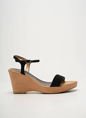 Sandales/nu pieds fermeture bride(s) talon de 7 à 9cm noir UNISA femme