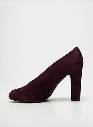 Escarpins talon aiguille talon de 7 à 9cm violet UNISA femme