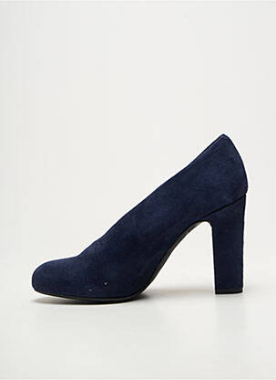 Escarpins talon aiguille talon de 7 à 9cm bleu UNISA femme