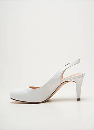 Escarpins fermeture boucle(s) talon de 7 à 9cm blanc UNISA femme
