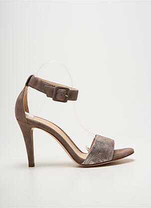 Sandales/nu pieds fermeture boucle(s) talon de 7 à 9cm gris UNISA femme
