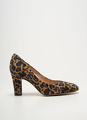 Escarpins talon aiguille talon de 7 à 9cm marron UNISA femme