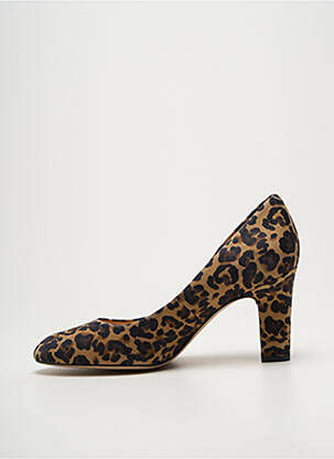 Escarpins talon aiguille talon de 7 à 9cm marron UNISA femme