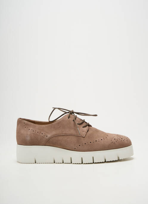 Derbies bout rond talon de 4 à 6cm marron UNISA femme