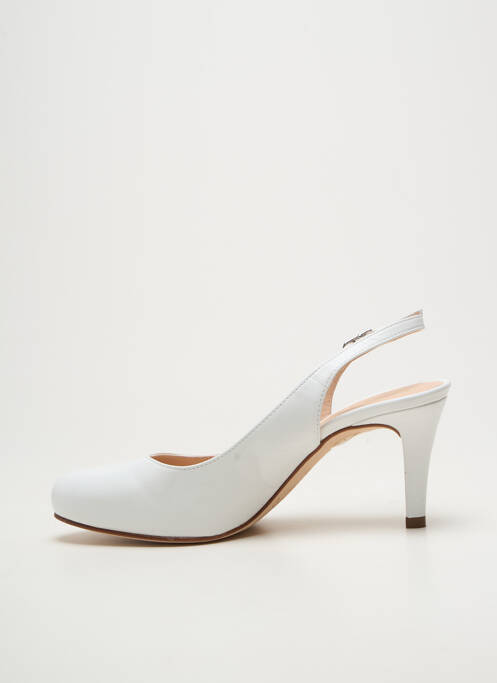 Escarpins fermeture boucle(s) talon de 7 à 9cm blanc UNISA femme