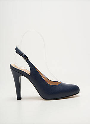 Escarpins fermeture boucle(s) talon haut de 10cm et plus bleu UNISA femme