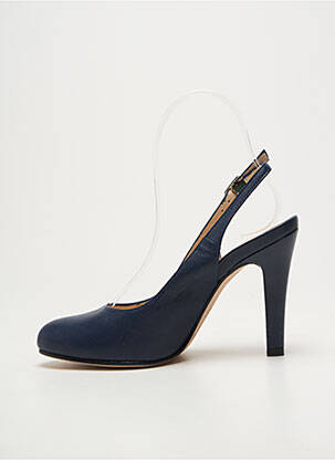 Escarpins fermeture boucle(s) talon haut de 10cm et plus bleu UNISA femme
