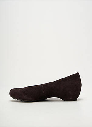 Ballerines bout rond talon de 4 à 6cm marron UNISA femme