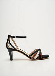 Sandales/nu pieds talon aiguille talon de 7 à 9cm noir UNISA femme