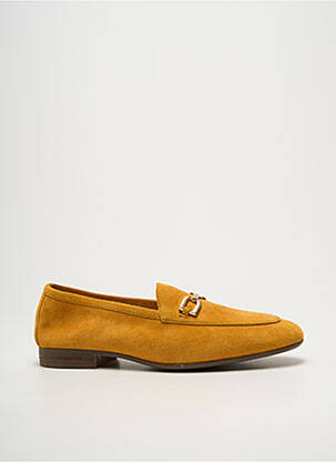 Mocassins chiquet talon plat jusqu'à 3cm jaune UNISA femme