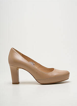 Escarpins talon aiguille talon de 7 à 9cm beige UNISA femme