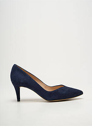 Escarpins bout pointu talon de 4 à 6cm bleu UNISA femme
