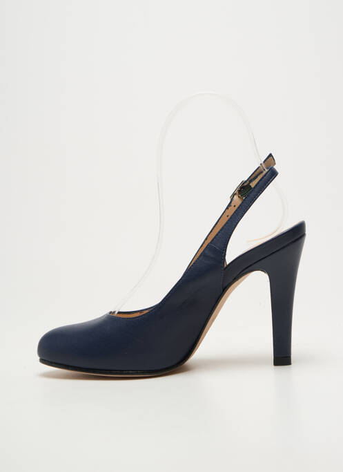 Escarpins fermeture boucle(s) talon haut de 10cm et plus bleu UNISA femme
