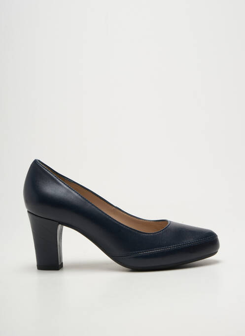 Escarpins talon bottier talon de 7 à 9cm bleu UNISA femme