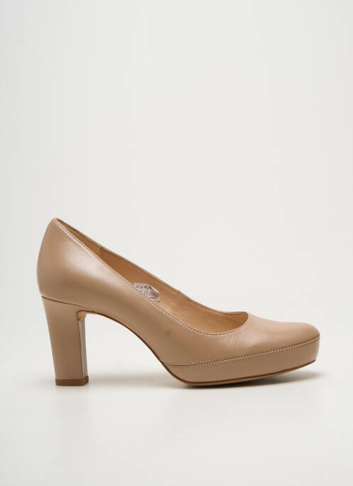 Escarpins talon aiguille talon de 7 à 9cm beige UNISA femme