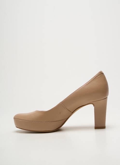 Escarpins talon aiguille talon de 7 à 9cm beige UNISA femme