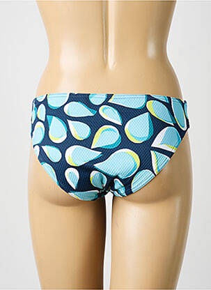 Bas de maillot de bain imprimé fantaisie culotte bleu SUNFLAIR femme