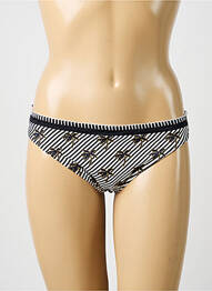 Bas de maillot de bain imprimé fantaisie culotte noir OLYMPIA femme
