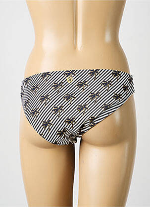 Bas de maillot de bain imprimé fantaisie culotte noir OLYMPIA femme