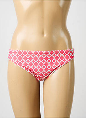 Bas de maillot de bain imprimé fantaisie culotte rose YSABEL MORA femme